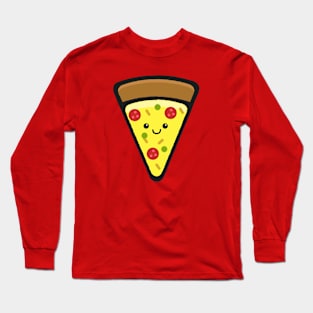 Pizza smile Long Sleeve T-Shirt